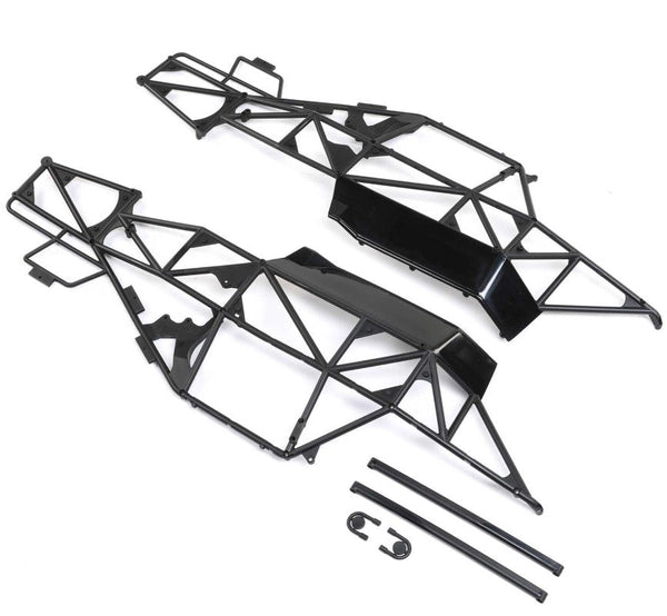 Losi LOS231087 Cage Side Sliders & Mirrors Hammer Rey