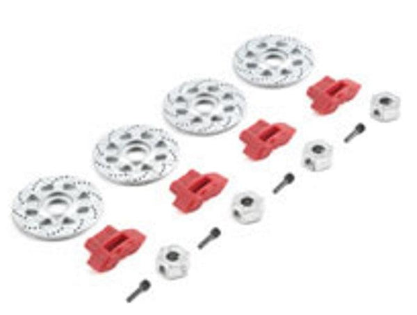 Losi LOS232006 Hex Rotor Caliper and Pin Set (4) Baja Rey