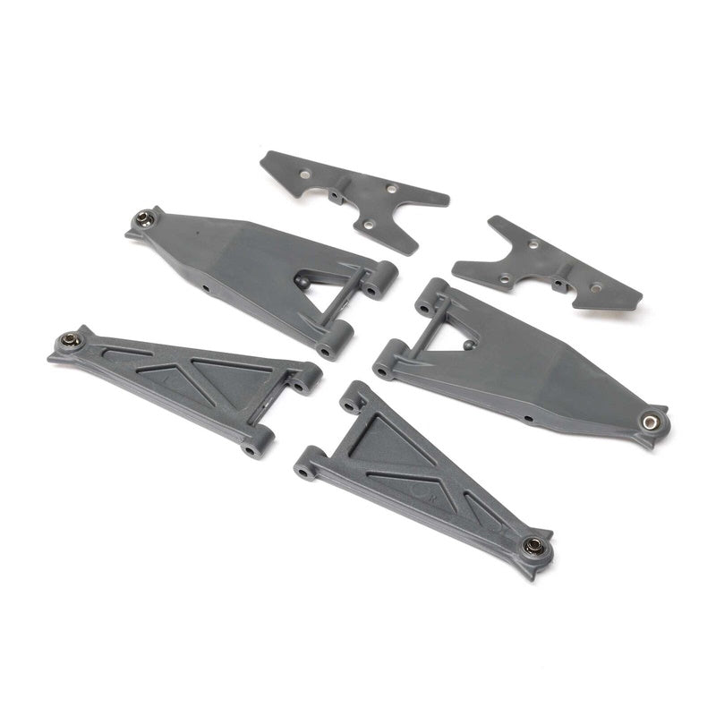 Losi LOS234053 Front Suspension Arm Set Gray RZR Rey