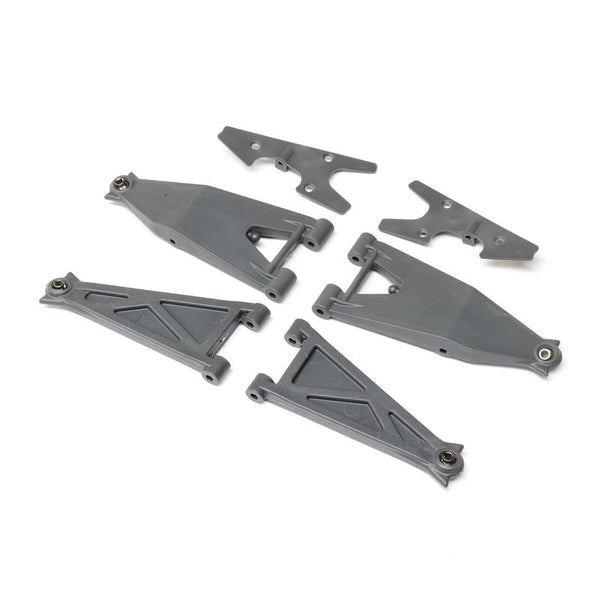 Losi LOS234053 Front Suspension Arm Set Gray RZR Rey