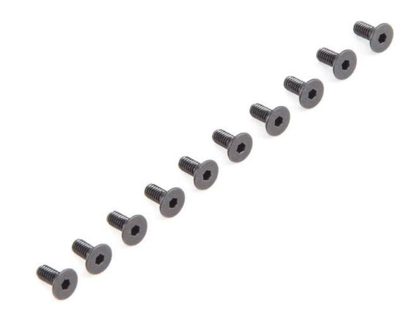 Losi LOS235008 Flat Head Screws M2.5 x 5mm (10) Baja Rey 8ight-X