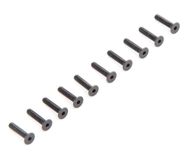 Losi LOS235010 Flat Head Screws M2.5 x 12mm (10) Baja Rey