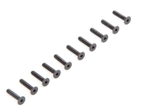 Losi LOS235010 Flat Head Screws M2.5 x 12mm (10) Baja Rey