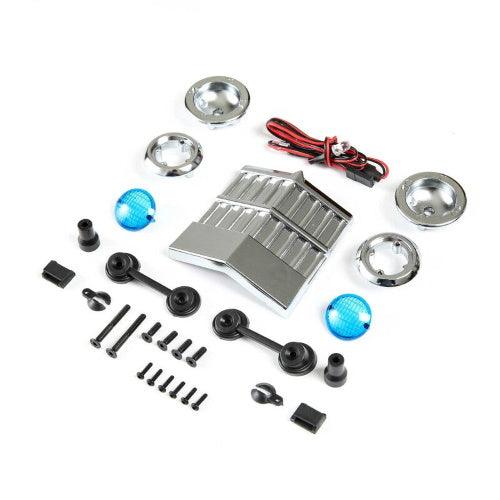 Losi LOS240019 Front LED Lights and Grill Set Son Uva Digger LMT
