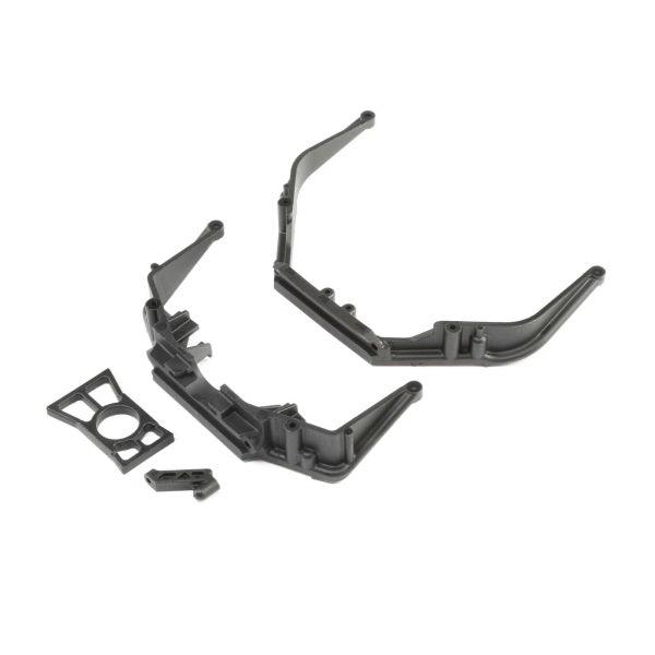 Losi LOS241017 Front/Rear Chassis Brace Set and Diff Retainer Ring LST 3XL-E