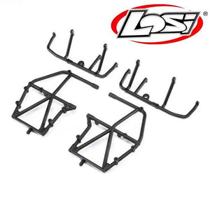 Losi LOS241040 Side Cage and Lower Bar Black LMT