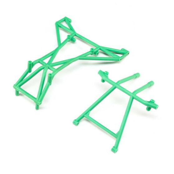 Losi LOS241041 Top and Upper Cage Bars Green LMT