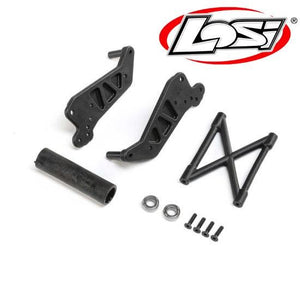 Losi LOS241052 Wheelie Bar Set Black LMT