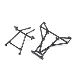 Losi LOS241055 Front & Upper Cage Bars Black LMT Mega