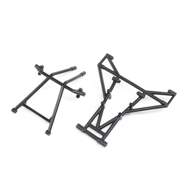 Losi LOS241055 Front & Upper Cage Bars Black LMT Mega