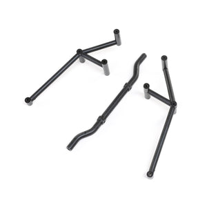 Losi LOS241057 Rear Cage Body Support Black LMT Mega