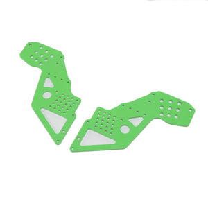 Losi LOS241059 Front Chassis Plate Green (2) LMT Mega KS