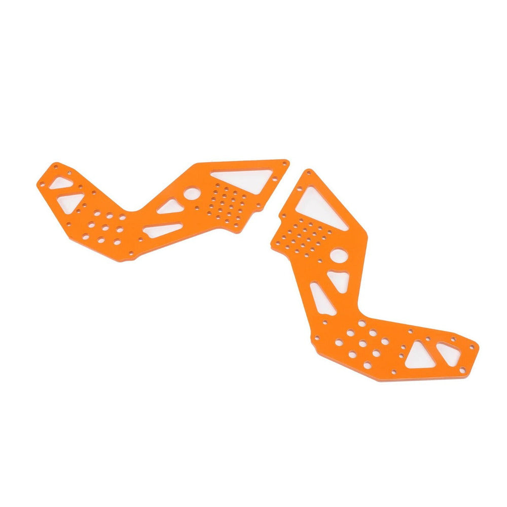 Losi LOS241063 Rear Chassis Plates Orange (2) LMT Mega BH
