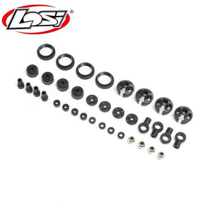 Losi LOS243014 Shock Plastics & Balls (4) LMT