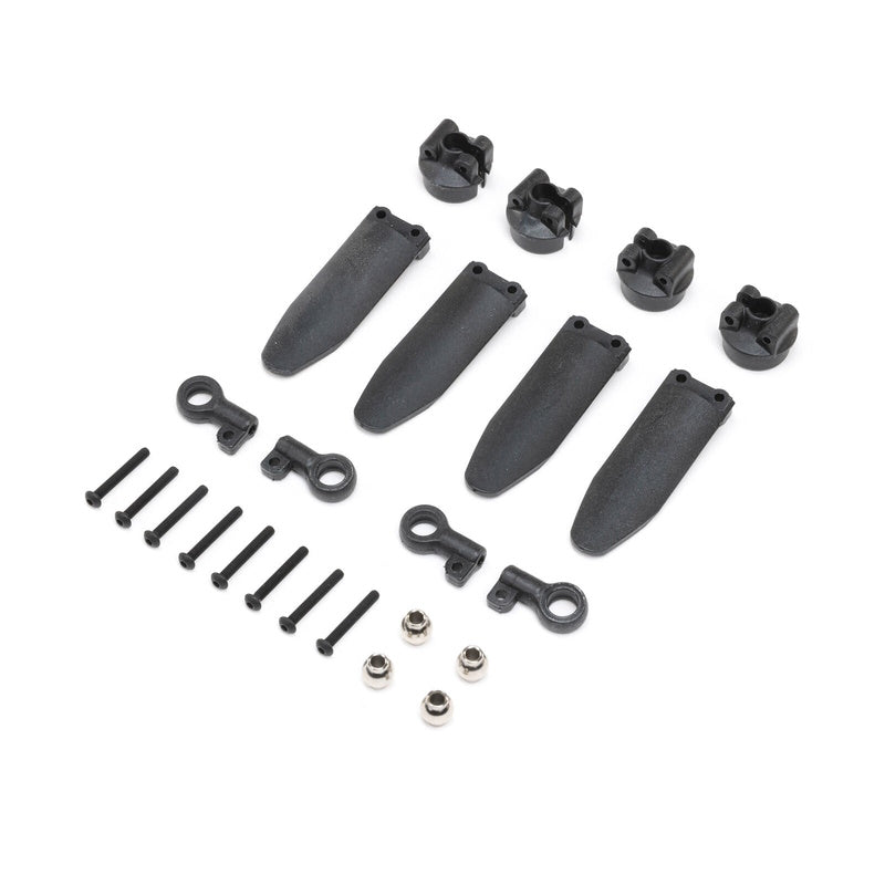 Losi LOS243020 LMT Mega Shock Rod End & Guards (4)