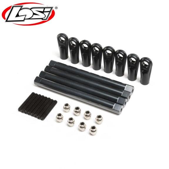 Losi LOS244008 Lower 4-link Bar Set (4) LMT