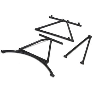 Losi LOS251004 Front & Rear Cage Supports & Roof Cross Bar: 1/5 Mini WRC