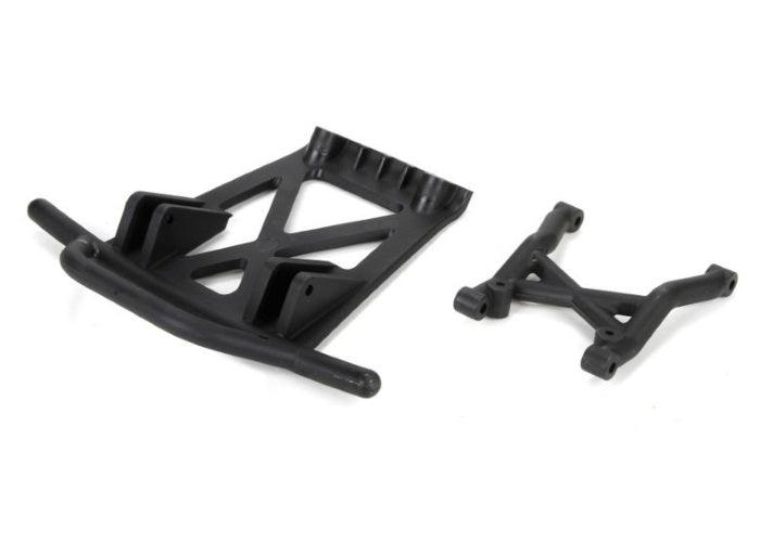 Losi LOS251040 Rear Bumper Brace / Bumper Skid Plate Set MTXL