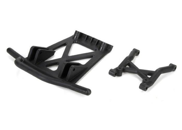 Losi LOS251040 Rear Bumper Brace / Bumper Skid Plate Set MTXL