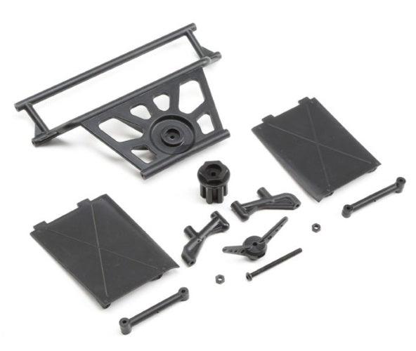 Losi LOS251078 Cage Rear /Tower Supports /Mud Guards Super Rock Rey