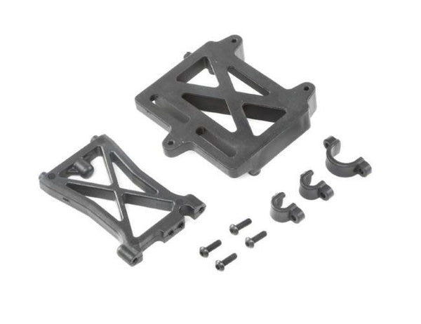 Losi LOS252060 ESC / Electronic Speed Control Mount Plate Standoff & Clamps