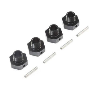 Losi Racing LOS252077 20mm Wheel Hexes and Pins Black (4) 1/6 Super Baja Rey