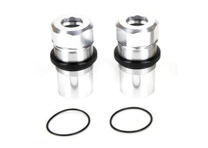 Losi LOS253019 F/R Aluminum Silver Shock Body Cap Set (2) MTXL