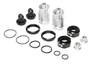 Losi LOS253026 Shock Body Set Silver /Fox Caps (2) Desert Buggy XL-E 2.0