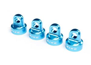 Losi LOS253031 Shock Cap Set Aluminum King Blue SBR 2.0