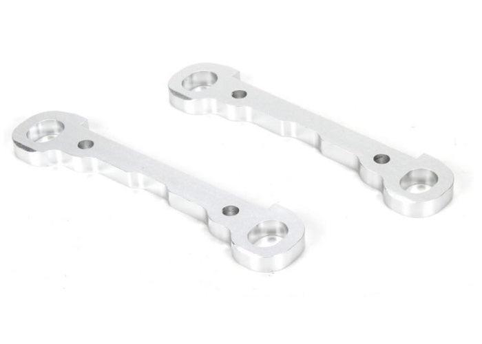 Losi LOS254030 Aluminum Silver Front Hinge Pin Brace Set (2) MTXL