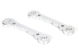 Losi LOS254030 Aluminum Silver Front Hinge Pin Brace Set (2) MTXL
