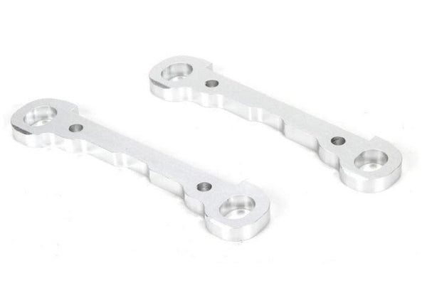 Losi LOS254030 Aluminum Silver Front Hinge Pin Brace Set (2) MTXL