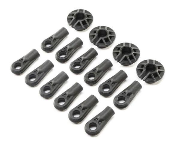 Losi LOS254034 Shock and Rod Ends, Spring Cups (12) 1/6 Super Baja Rey