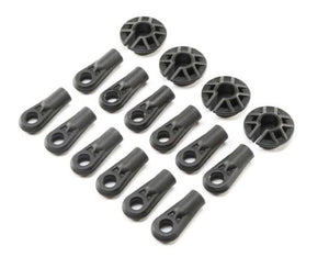 Losi LOS254034 Shock and Rod Ends, Spring Cups (12) 1/6 Super Baja Rey