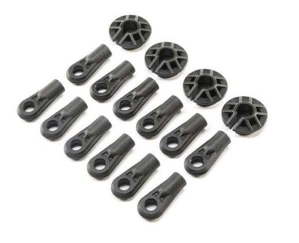 Losi LOS254034 Shock and Rod Ends, Spring Cups (12) 1/6 Super Baja Rey