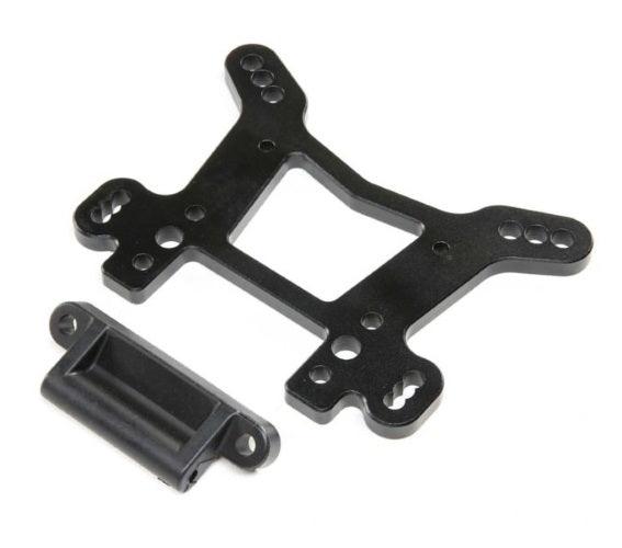 Losi Racing LOS254063 Shock Tower Front Aluminum Black Desert Buggy XL-E 2.0
