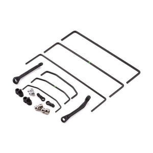 Losi LOS254068 Front & Rear Sway Bar Set 3 : SBR 2.0