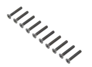 PowerHobby Losi LOS255018 Flat Head Screw Steel Black Oxide M4 x 25mm (10) Super Baja Rey — Super Baja Rey Parts