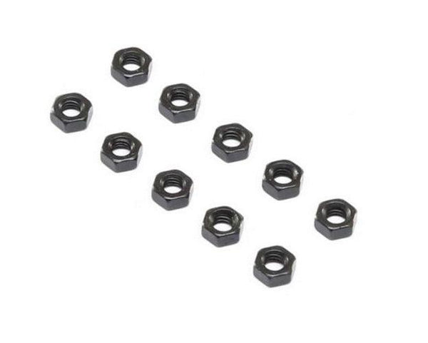 Losi Racing LOS255024 Flat Nut Steel M4 (10) 1/6 Super Baja Rey