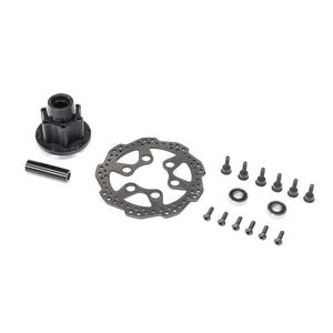 Losi LOS262013 Complete Front Hub Assembly: Promoto-MX