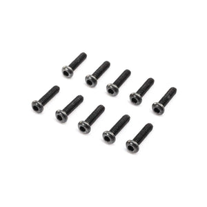 Losi LOS265000 Button Head Screws, M2 x 8mm (10)