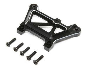 Losi Racing LOS351018 Front Top Plate Aluminum Black Desert Buggy XL-E 2.0