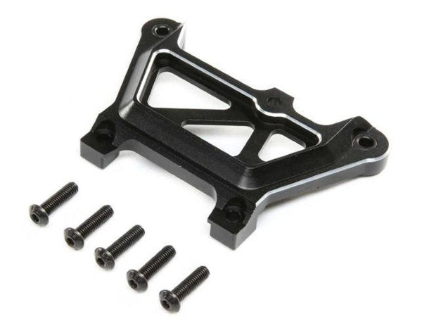 Losi Racing LOS351018 Front Top Plate Aluminum Black Desert Buggy XL-E 2.0