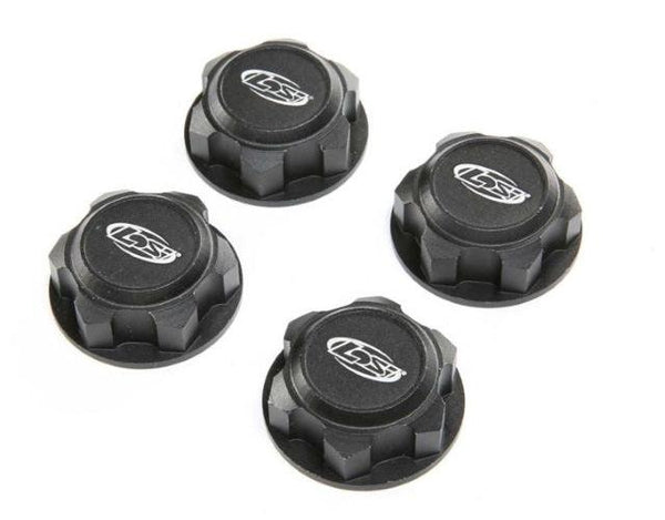 Losi Racing LOS352009 Wheel Nuts Captured Black (4) Desert Buggy XL-E 2.0