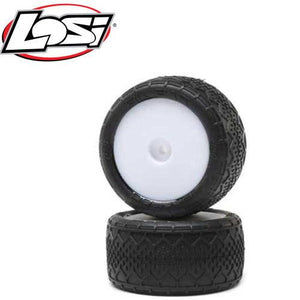 Losi LOS41018 BK Bar Rear Mounted White (2) Mini-B