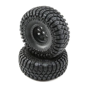 Losi LOS43012 Maxxis Creepy Crawler LT Mounted Tire / Wheel Set (2) Rock Rey