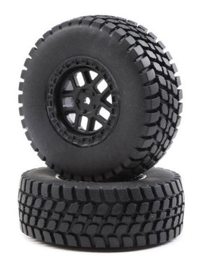 Losi Racing LOS43025 Alpine Wheel and Tire Mounted (2) Baja Rey