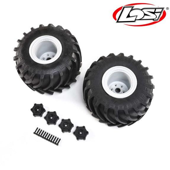 Losi LOS43034 Mounted Monster Truck Tires Left/Right LMT