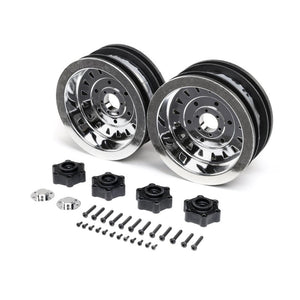 Losi LOS44005 D&D Mega Truck Wheel Chrome 2 LMT Mega