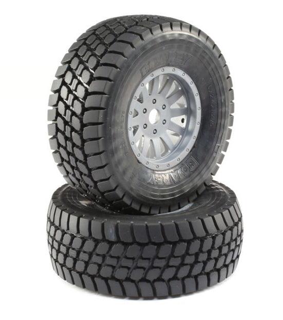 Losi LOS45021 Desert Claw Tires and Wheels Mounted (2) 1/6 Super Baja Rey